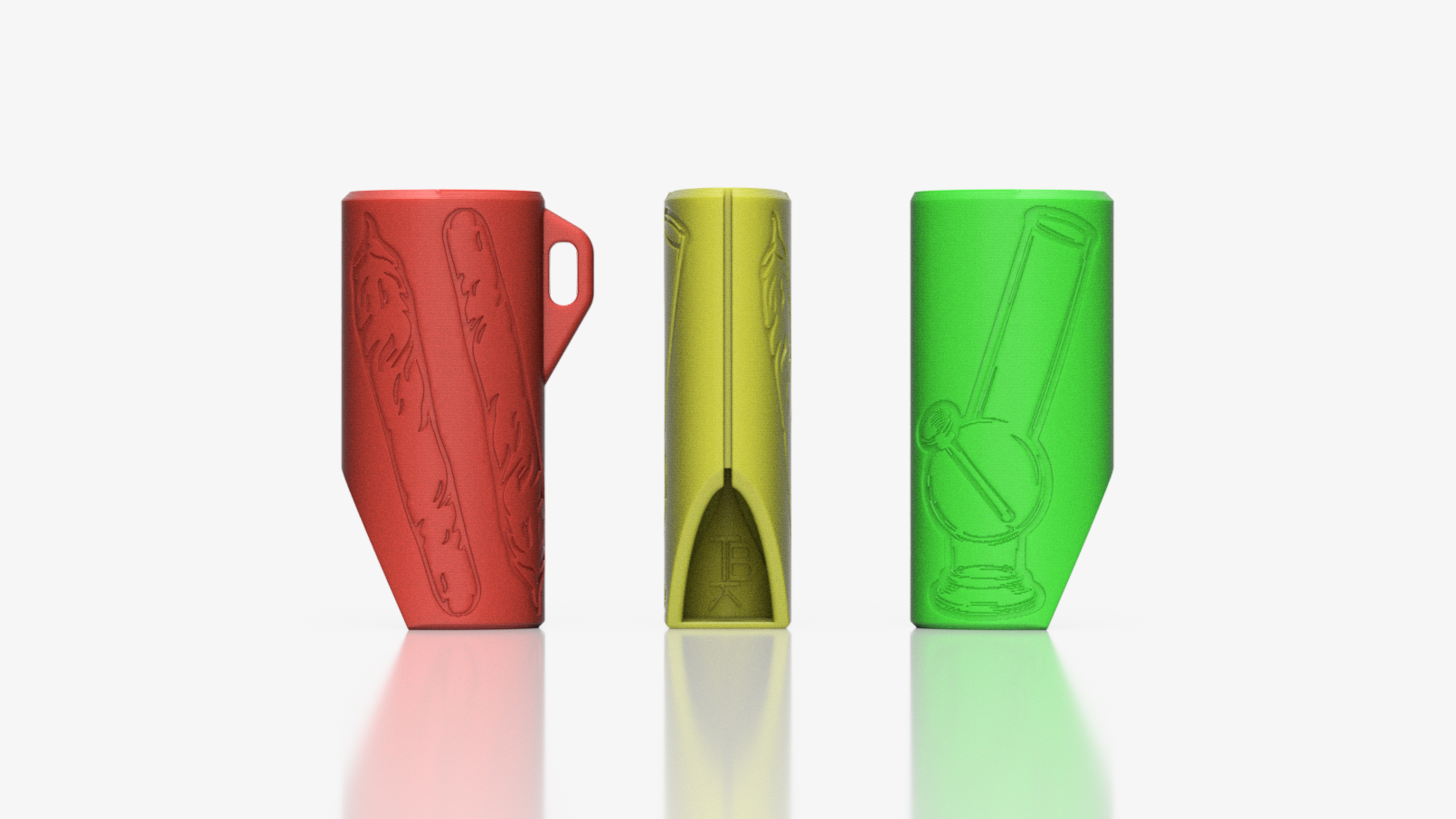 BIC Secure-Grip Lighter Sleeve "Bong&Bluntz"